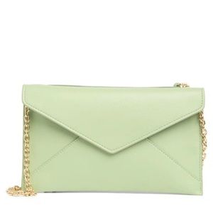 ❤️Brand new- Leo Wallet on a Chain. Rebecca Minkoff. Mint green! Beautiful. NWT